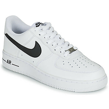 Zapatillas Nike Air Force - Blancas con logo negro