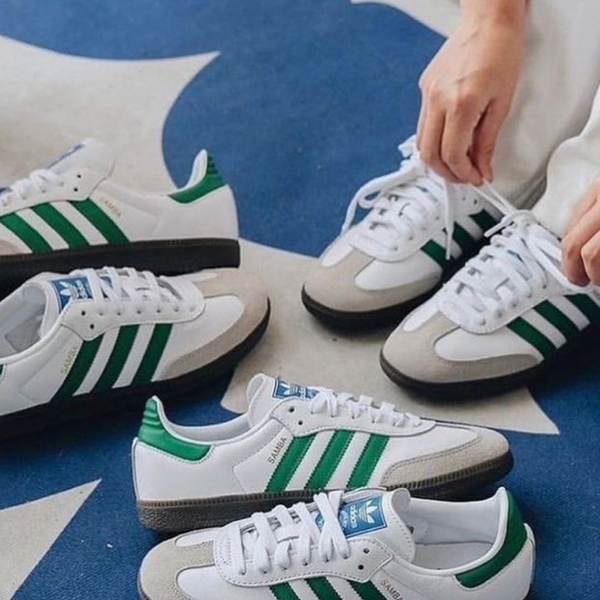 Zapatillas Adidas Samba - Verde/Blanco