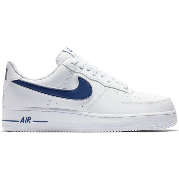 Zapatillas Nike Air Force - Blancas con logo azul