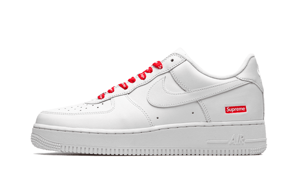 Zapatillas Nike Air Force Supreme - Blancas con cordones rojos